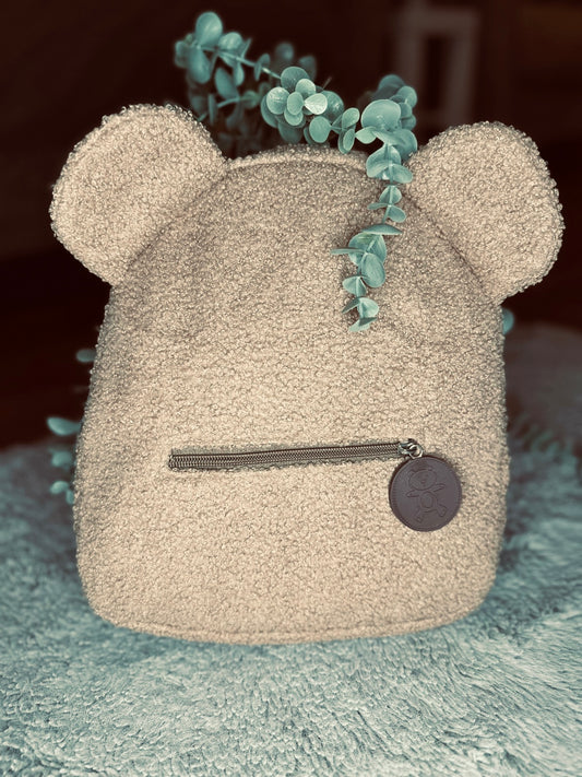 Teddy bear fleecy changing bag