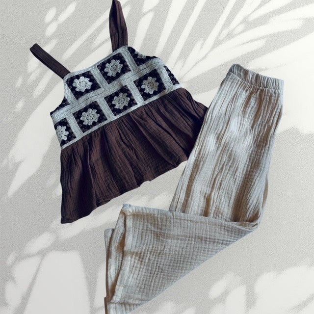 The Linen Cub Set – Summer Boho Co-Ord