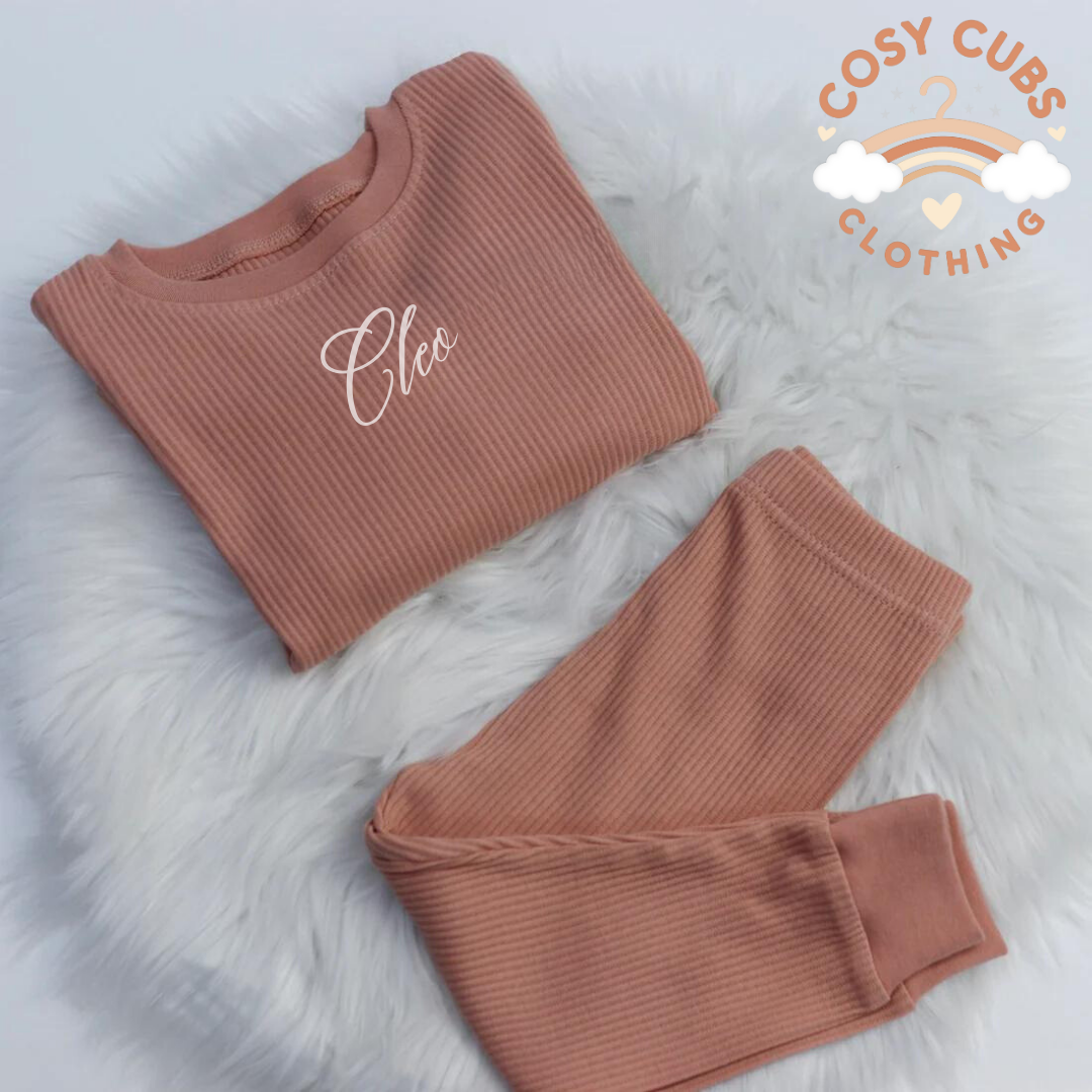 Ribbed Loungewear Set