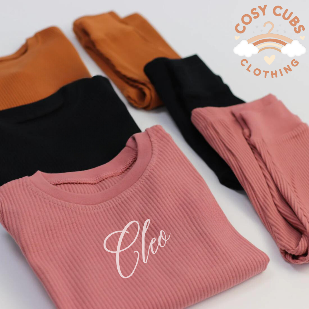 Ribbed Loungewear Set