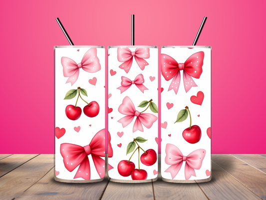 Valentines Bow Tumbler