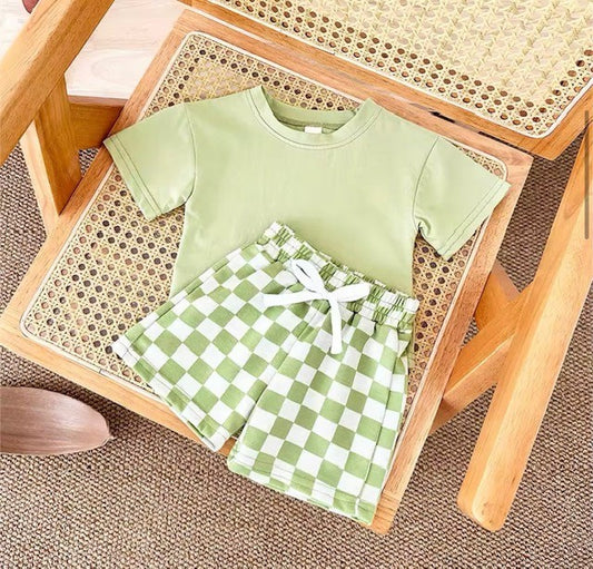 Minty Fresh Checker Summer Set