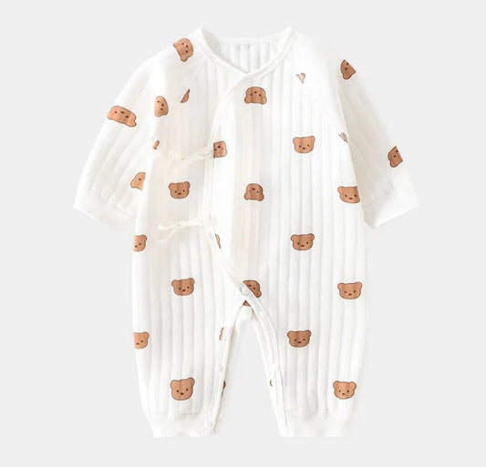 Teddy Newborn Sleepsuit - Thick